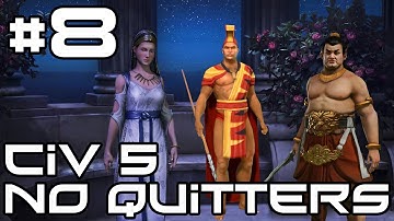 Civ 5 No Quitters Multiplayer - Phil Fister! #8