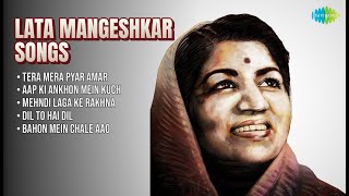 Lata Mangeshkar Songs | Tera Mera Pyar Amar | Aap Ki Ankhon Mein Kuch | Mehndi Laga Ke Rakhna