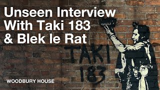 Unseen Interview with Taki 183 & Blek le Rat in New York City