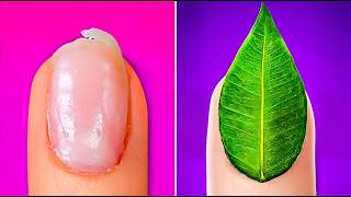Trendy Beauty Hacks. Viral Makeup Tips And Simple Clothing Hack