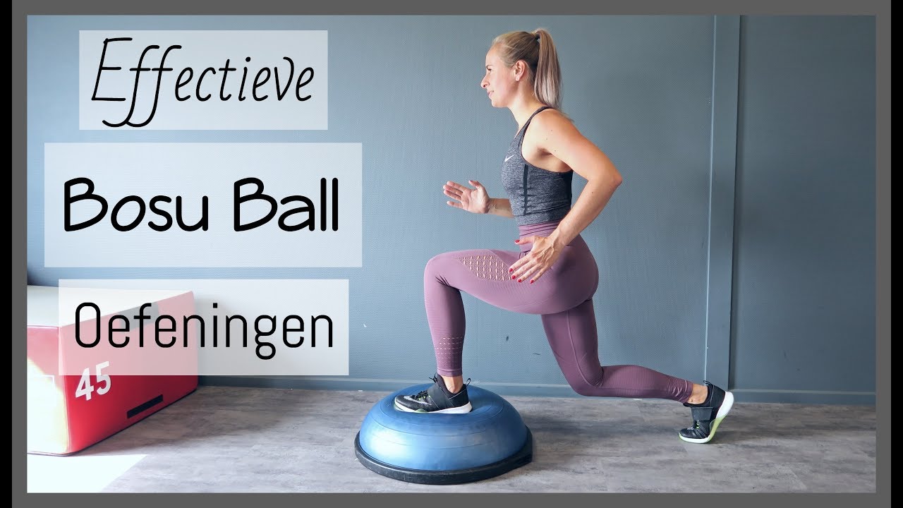 10 Bosu ball Oefeningen // OPTIMAVITA - YouTube