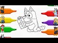 Draw Bluey Step by Step | Easy Drawing for Beginners