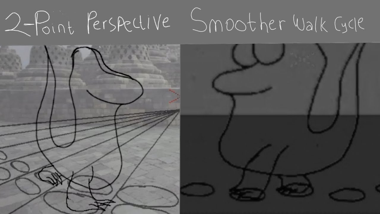 2D Animation Practice Showcase: Smoother Walk Cycle and 2-Point ...