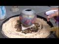 Alcohol Raku Firing of a copper matte glaze with alcohol reduction
