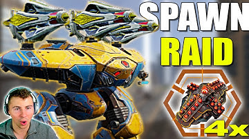 WE DID IT! Maha-Vajra Sharanga SHOTGUN Drops In The ENEMY Spawn... Robot MASSACRE | War Robots