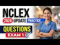 NCLEX Practice Questions Exam 1|Pass the 2026 Next Gen NCLEX Exam 1  Practice Questions and Review