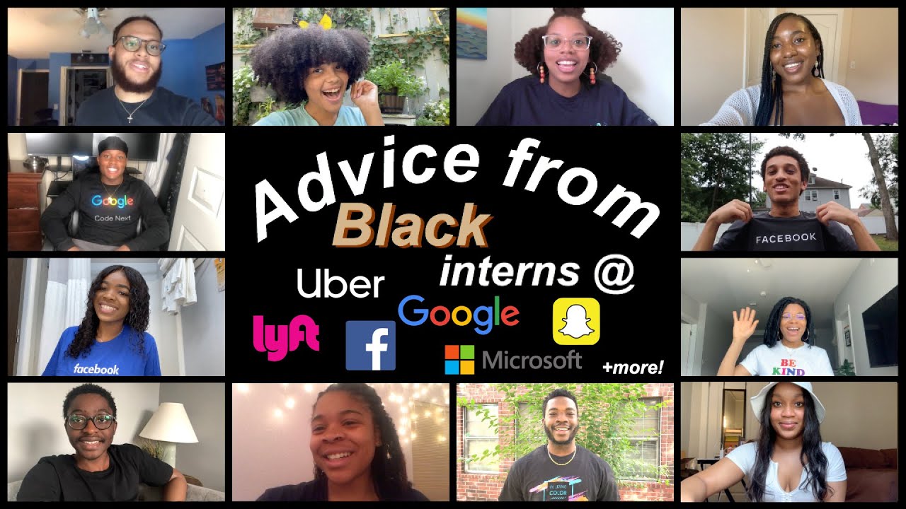 advice from Black interns at top tech companies