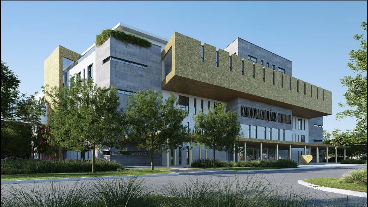 Kardiovaszkuláris Centrum látványterve