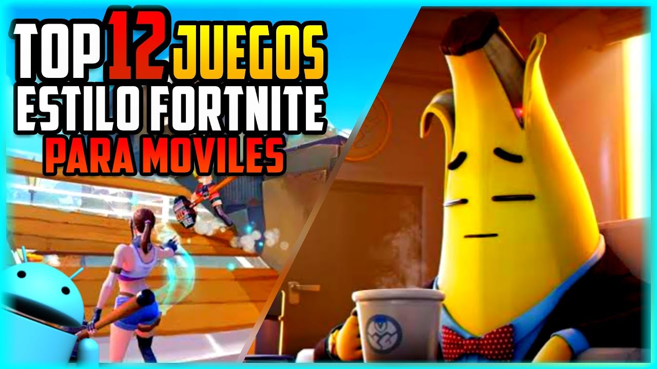 TOP 12 MEJORES JUEGOS ESTILO FORTNITE PARA ANDROID y de Pocos