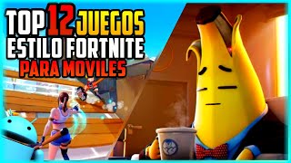 TOP 12 MEJORES JUEGOS ESTILO FORTNITE PARA ANDROID y de Pocos Requisitos