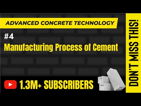 Video: Produktion, typer og holdbarhed af cement