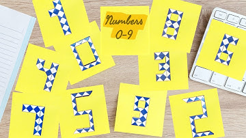 How To Make Numbers (0_9) With Rubik
