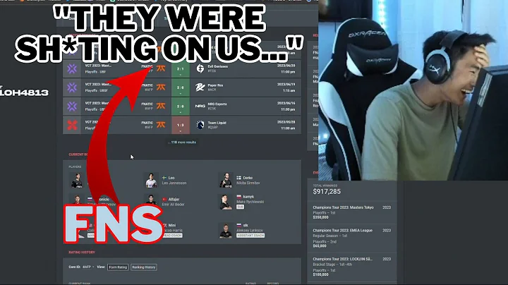 NRG FNS describes what IGL'ing against FNATIC is like at Tokyo...