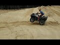Yamaha Grizzly 700 vs Can Am 1000r Outlander &  test gravel pit zwirownia
