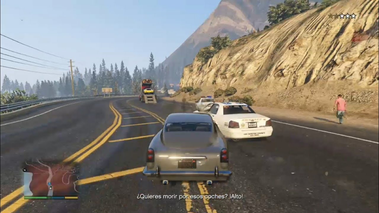 Asiendo misiones en GTA V 