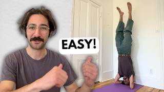 How I Did My First Headstand! — Yoga Headstand Tutorial — Way Easier Than I Thought!