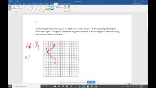 8F Graphing parallelograms