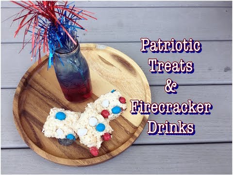 patriotic-drinks|-fourth-of-july-desserts|-rice-krispy-treats
