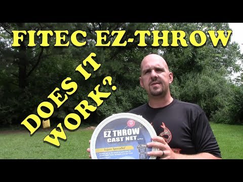 How To Throw a Fitec EZ Throw Cast Net - Step By Step 