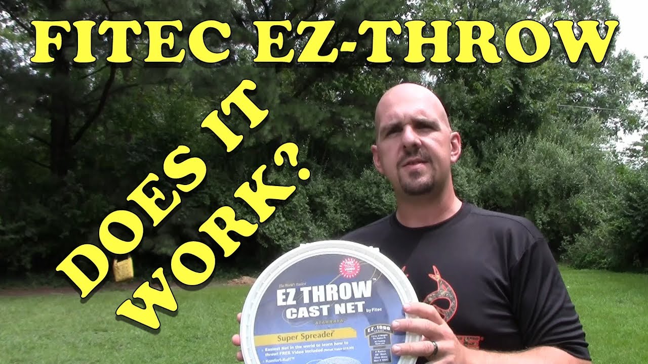 How To Throw a Fitec EZ Throw Cast Net - Step By Step 