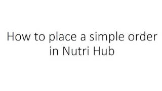 How to place a simple order in Nutri Hub screenshot 4