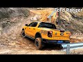 2024最新福特遊俠泥地越野，輪子打滑走不動，仰望U8能開上來嗎？#Ford#Ranger#off-road