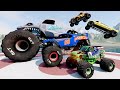 Big &amp; Small Monster Trucks Mud Battle LIVE Compilation #2 | BeamNG Drive - Griff&#39;s Garage