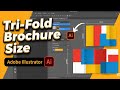 How to Set Tri-Fold Brochure Size in Adobe Illustrator | Step-by-Step Guide @designingworld5842