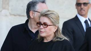 Nathalie Baye Catherine Deneuve et sa fille Chiara en soutien de Laura Smet