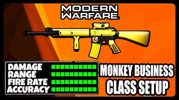 NEW OVERPOWERED M4A1 "MONKEY BUSINESS" CLASS SETUP IN MODERN WARFARE! BEST M4A1 CLASS!
