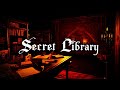 Secret castle library  dark ancient choir piano and cello