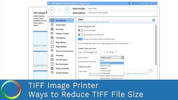 Ways to Reduce TIFF File Size | TIFF Image Printer 12 | PEERNET