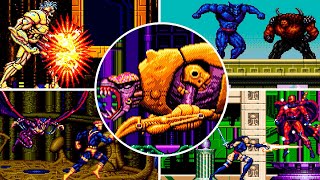 X-Men 2 - Clone Wars (Genesis) All Bosses (No Damage)