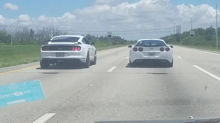 2019 5.0 Mustang vs LS3 C6 Corvette - Mexico