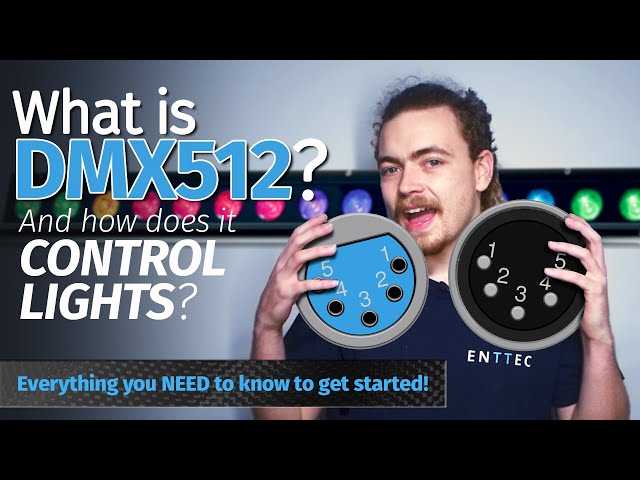 What is DMX512 and how does it control lights?