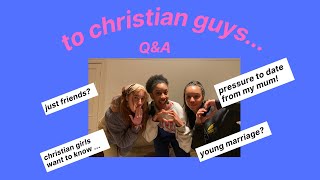 Christian guys, culture & married by 21?| dating q&a pt3 by Hope Olivia 319 views 3 years ago 14 minutes, 51 seconds