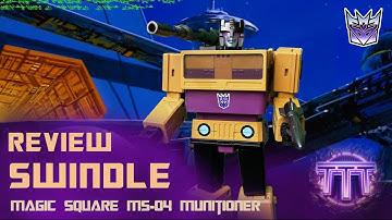 Review: Magic Square MS-04 Munitioner (Swindle) - ToyTesterTeo Masterpiece Toy Collection