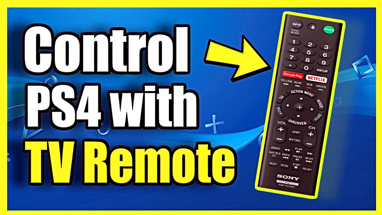 Trampe Titicacasøen censur How to Control PS4 With TV Remote and Turn On PS4 without Controller!  (HDMI-CEC) - YouTube