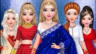 Indian Wedding Makeup Game - Indian Bridal Makeover - Bridal Competition - New Wedding Game screenshot 4