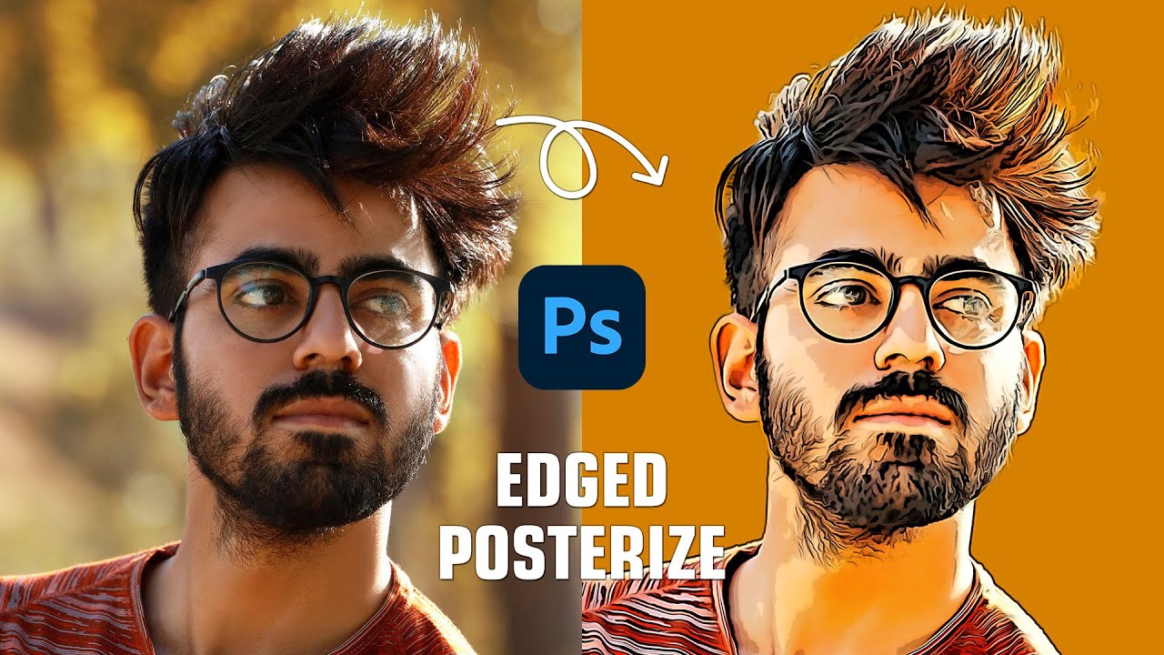 Turn A Photo Into An Illustration! Edged Posterize In Photoshop 2021