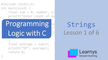 Strings in C Programming Language Video 1 of 6
