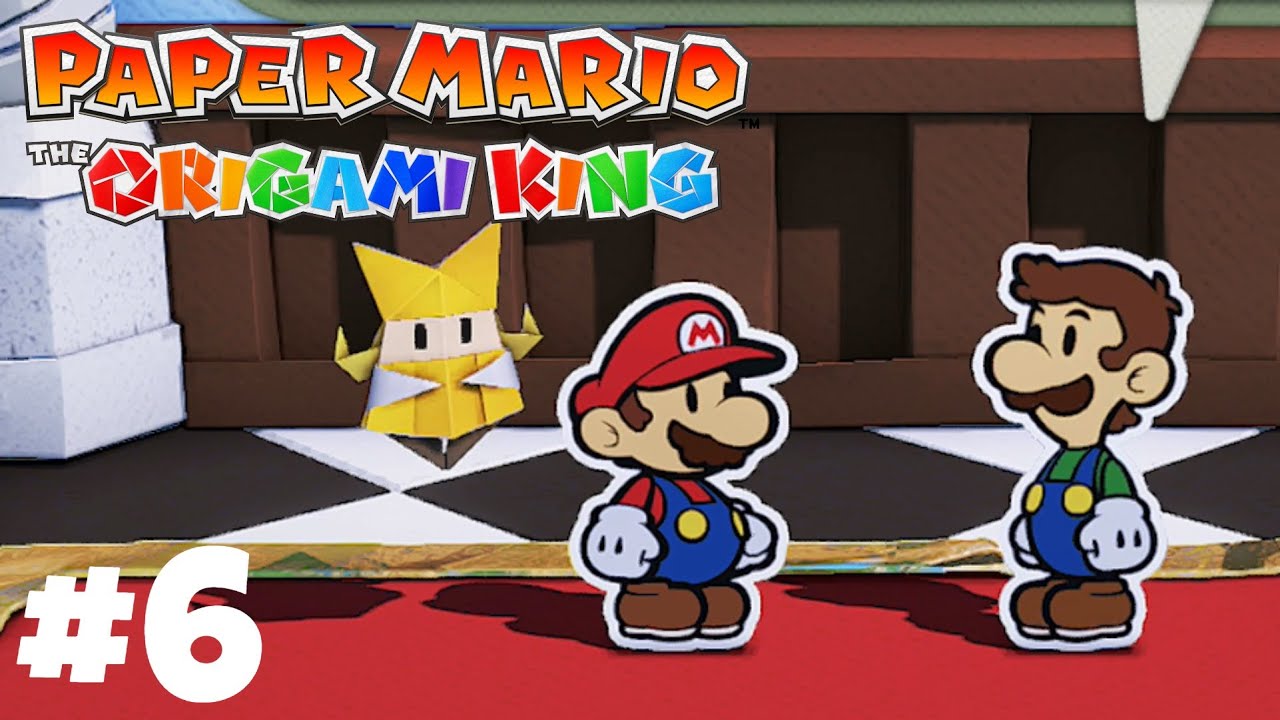 Paper Mario Origami King Gameplay Walkthrough Part 6 Luigi Is Here