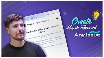 How To create Koyeb website Account | How to solve koyeb website not access issue 🔎