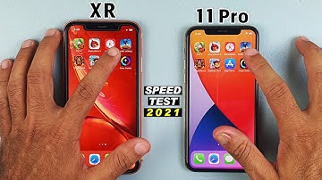 iPhone XR vs iPhone 11 Pro SPEED TEST in 2021 - Which is Faster?