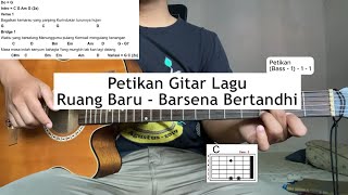 Petikan Gitar Lagu Ruang Baru - Barsena Bertandhi #ruangbaru #ezaanbiyatisna #barsenabertandhi