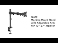 Assembly and mounting instructions for the monitor desk mount BP0021