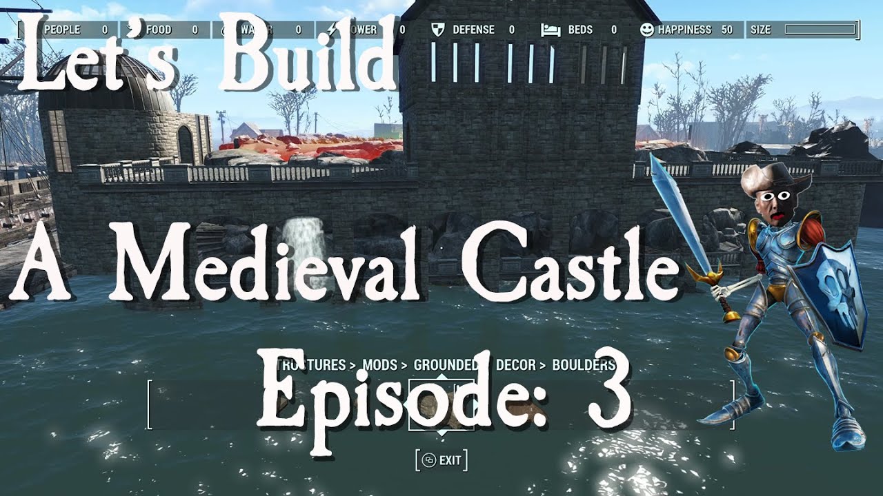 Let's Build A Medieval Castle: Episode 3 - YouTube