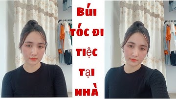 Hướng dẫn làm tóc- Búi tóc đi tiệc tại nhà - Mẹ Cua