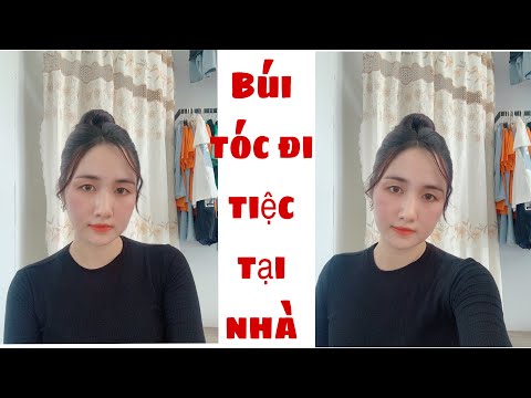 Video Hướng dẫn làm tóc- Búi tóc đi tiệc tại nhà - Mẹ Cua - youtube