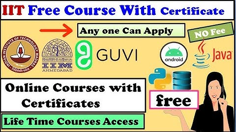 IIT Provide Online Free Courses with Certificate-Verified Certificate From IIT Madras and IIM